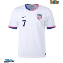 Forente Stater Giovanni Reyna #7 Hjemmedrakt Copa America 2024 Kortermet